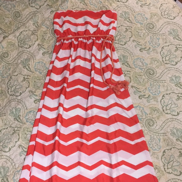 Chevron Pattern Dress - Picture 3 of 3